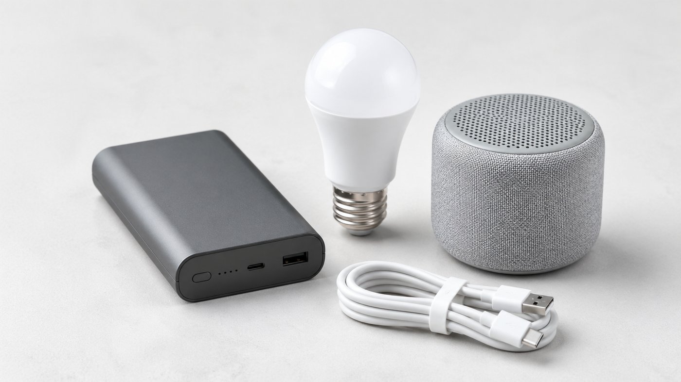 Finished electronic products ready for resale