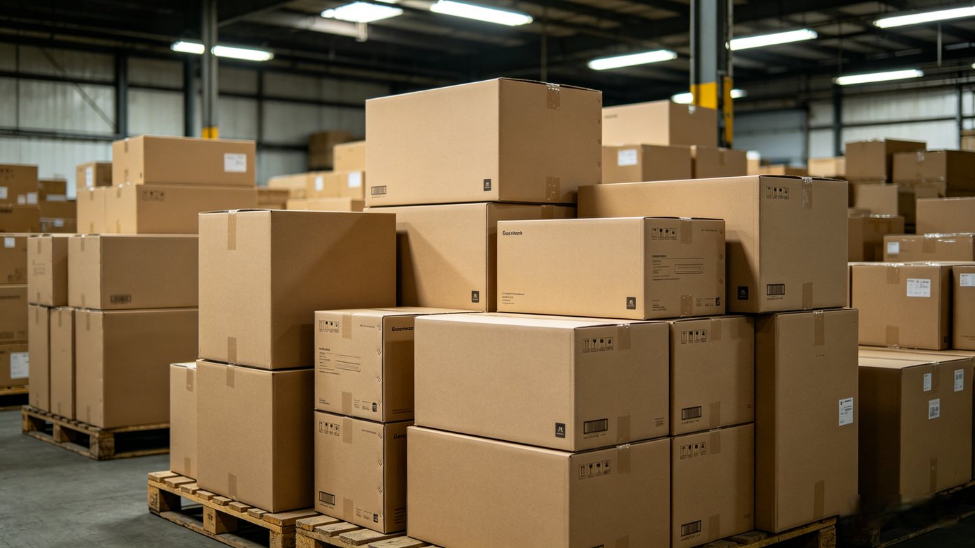 Finished electronic products ready for shipment